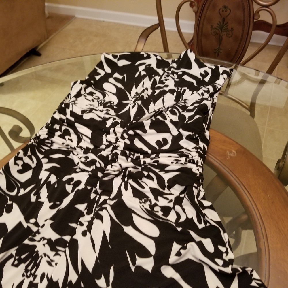 Black and white dress